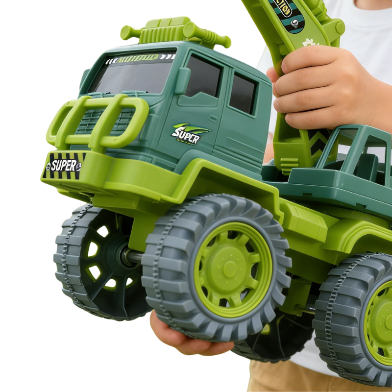 Treasure Corner Green Cement Mixer Truck Toy for Kids