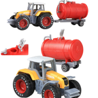Treasure Corner Tractor with Tanker Trailer Toy for Kids