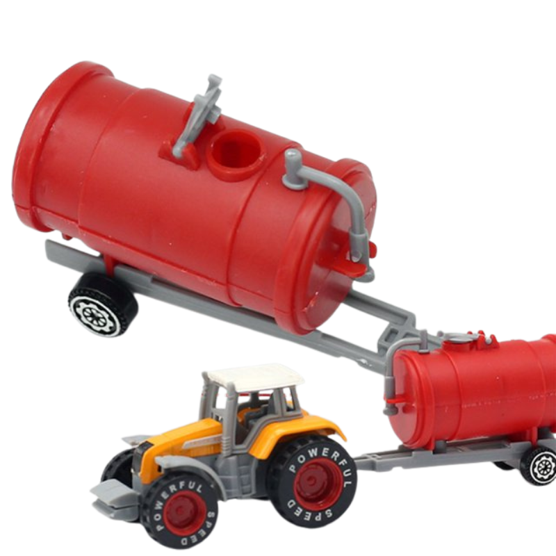 Treasure Corner Tractor with Tanker Trailer Toy for Kids