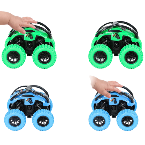 Treasure Corner 360° Flip Stunt Monster Truck Toy Set (2-Pack)