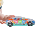 Treasure Corner Transparent Gear Mechanical Race Car Toy with Lights