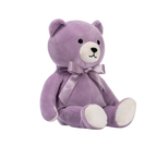 Treasure Corner Purple Plush Teddy Bear with Satin Bow