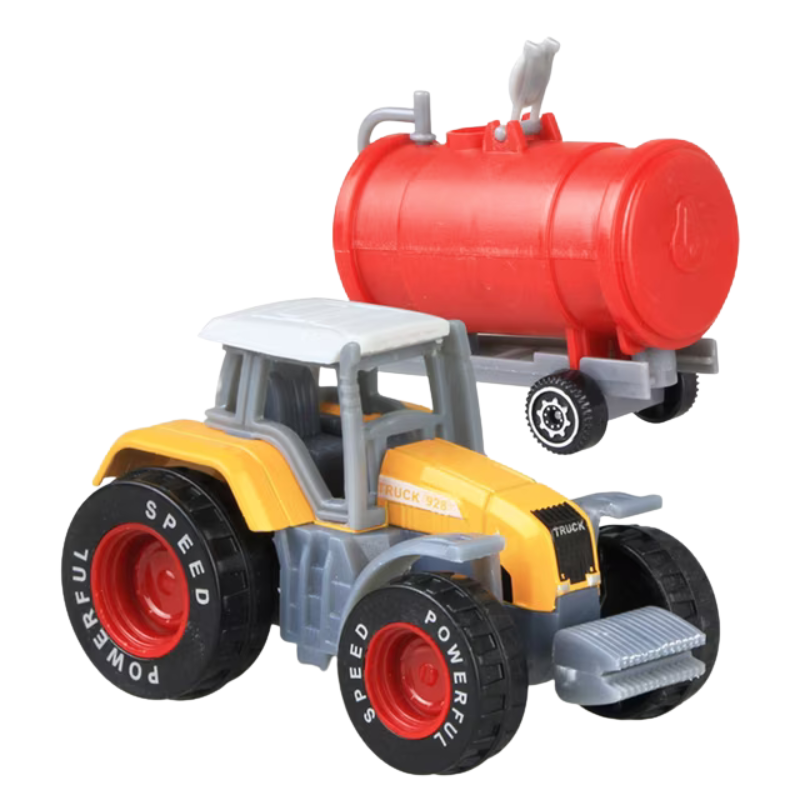Treasure Corner Tractor with Tanker Trailer Toy for Kids